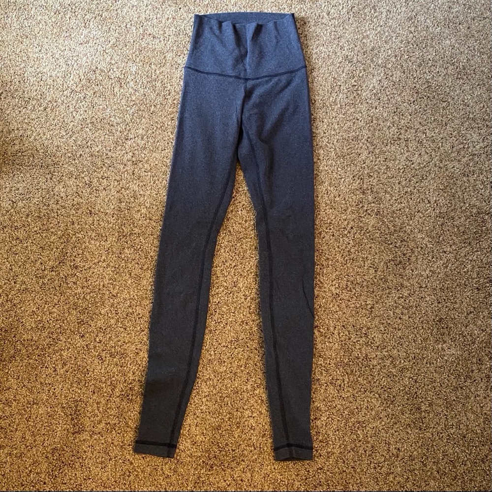 gray lululemon leggings size 4